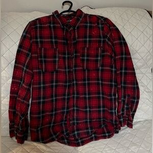 Red Hot Topic flannel size XL